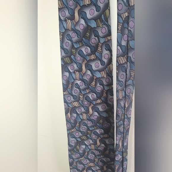 Vintage Men's J. Garcia Abstract Tie - Picture 2 of 3